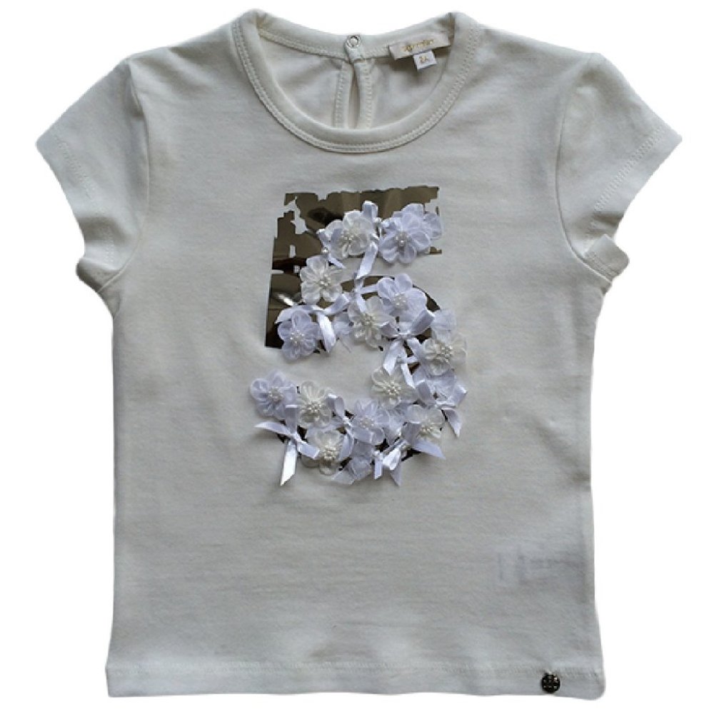 Microbe By Miss Grant Embellished No5 Tee Shirt